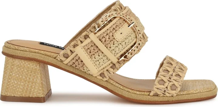 Nine West Women's Ebels Woven Block Heel Sandals - Image 6