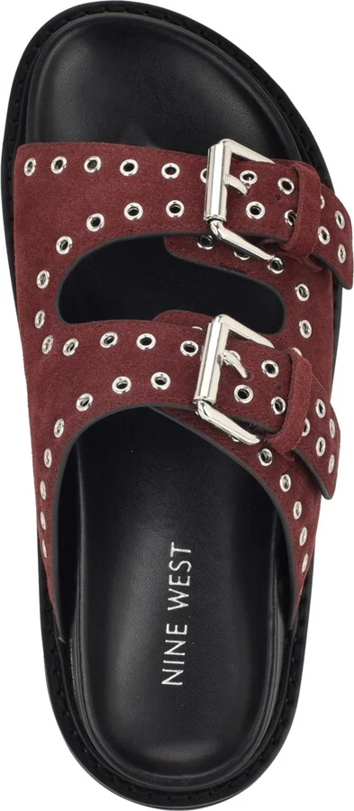 Nine West Women's Eleny Double Band Flatform Sandals - Image 4