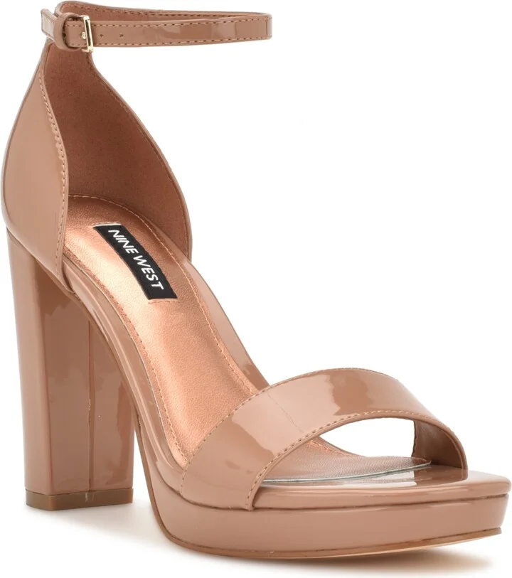 Nine West Women's Elope High Block Heel Sandals