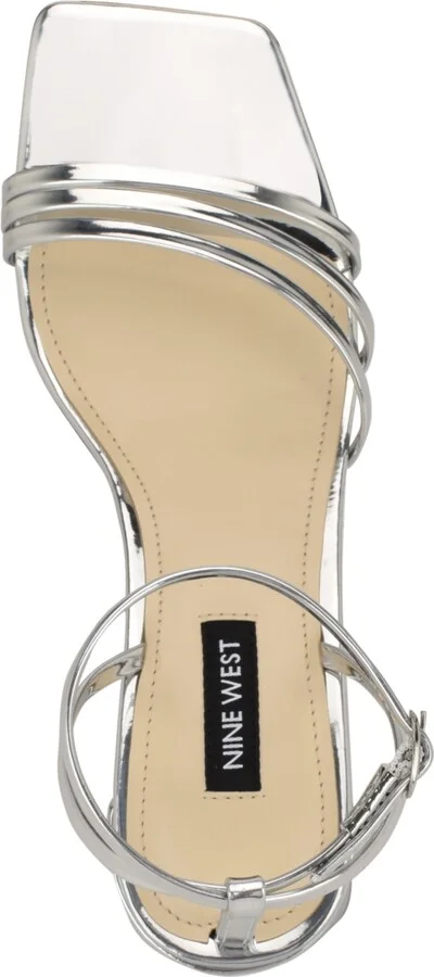 Nine West Women's Embae Block Heel Square Toe Dress Sandals - Image 4