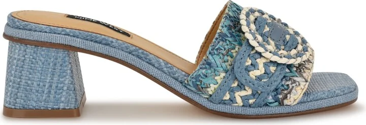 Nine West Women's Ending Woven Block Heel Sandals - Image 2