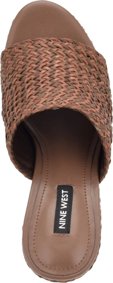 Nine West Women's Everie Woven High Platform Wedge Sandals - Image 4