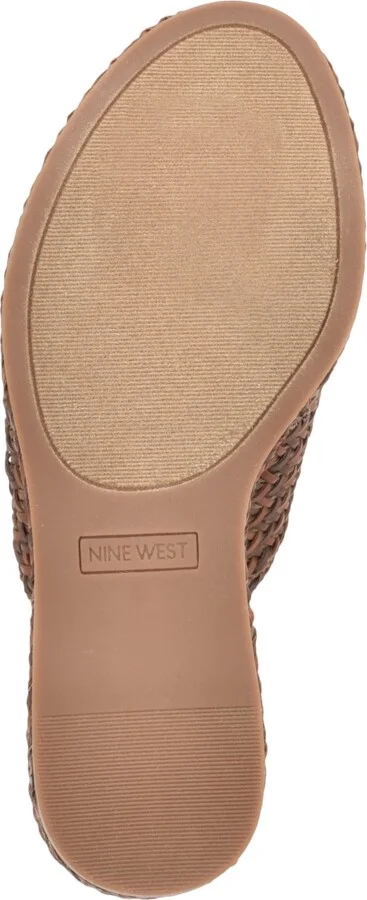 Nine West Women's Everie Woven High Platform Wedge Sandals - Image 5