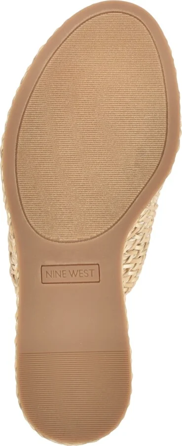 Nine West Women's Everie Woven High Platform Wedge Sandals - Image 9
