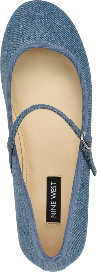 Nine West Women's Ewind Round Toe Mary Jane Dress Flats - Image 4