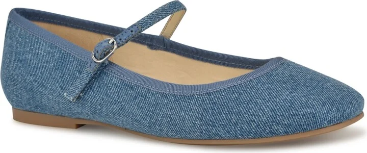 Nine West Women's Ewind Round Toe Mary Jane Dress Flats