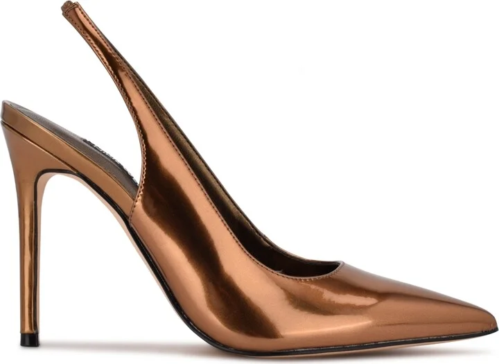 Nine West Women's Feather Slingback Stiletto Pumps - Image 6