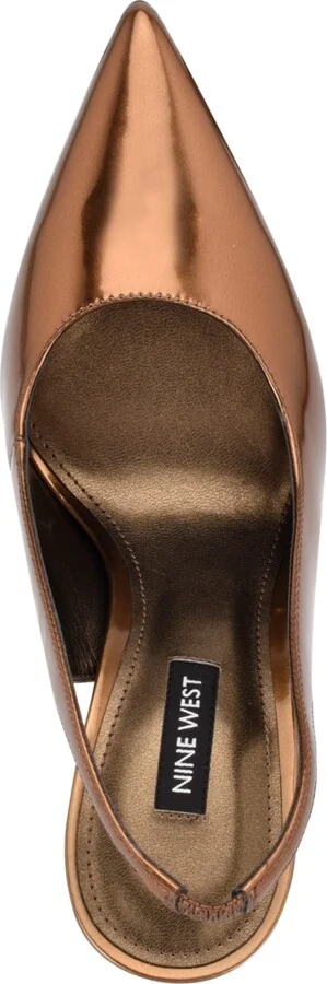 Nine West Women's Feather Slingback Stiletto Pumps - Image 8