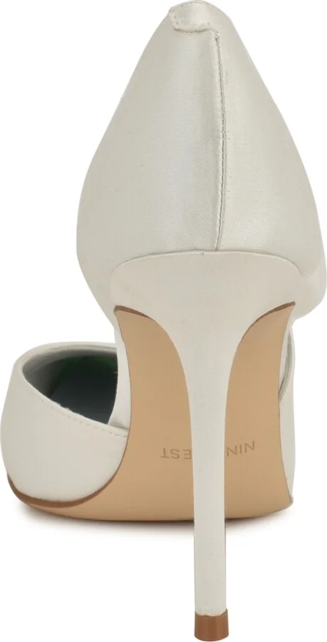 Nine West Women's Fhalon Bridal Satin d'Orsay Pumps - Image 3