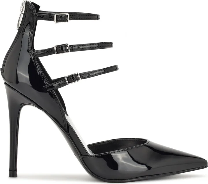 Nine West Women's Frann Pointy Toe D'Orsay Strappy Pumps - Image 2
