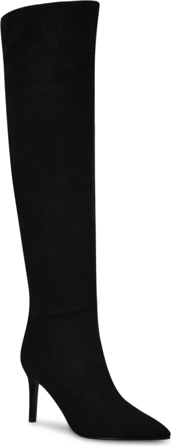 Nine West Women's Fredy Pointy Toe Over the Knee Boots