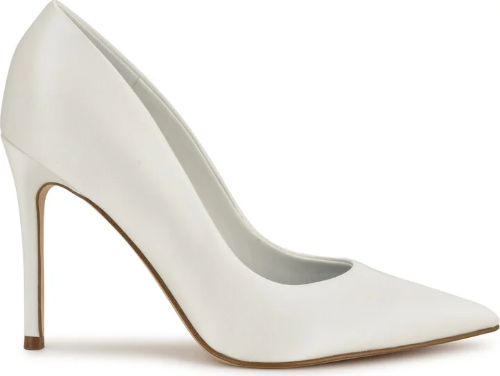 Nine West Women's Fresh Bridal Satin Stiletto Pumps - Image 2