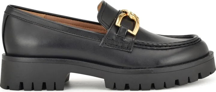 Nine West Women's Gables Chain Bit Lug Loafers - Image 2
