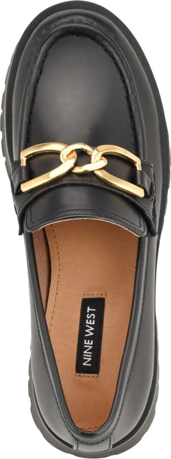 Nine West Women's Gables Chain Bit Lug Loafers - Image 4
