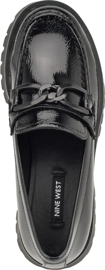 Nine West Women's Gables Chain Bit Lug Loafers - Image 8