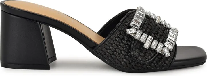 Nine West Women's Geanila Block Heel Dress Sandals - Image 2