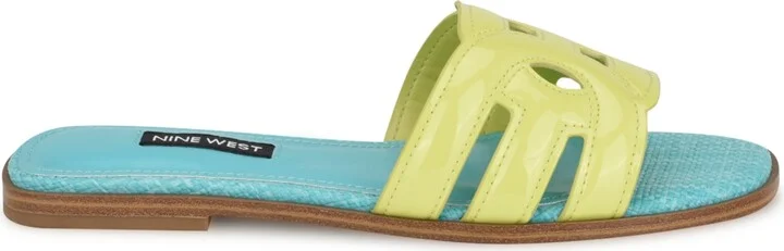 Nine West Women's Geena Cutout Flat Slip-On Sandals - Image 6