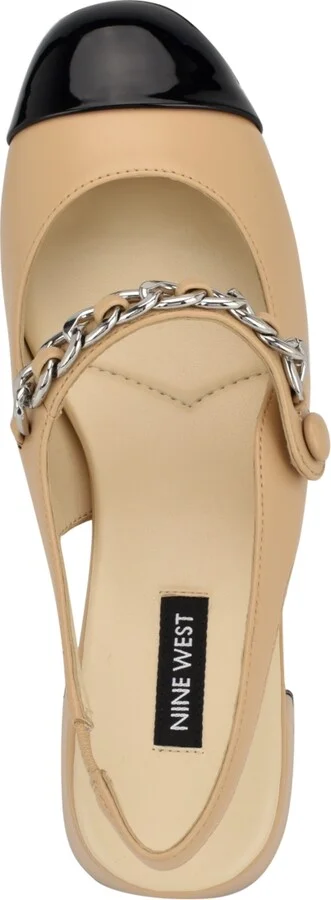 Nine West Women's Geko Block Heel Dress Slingback Pumps - Image 4
