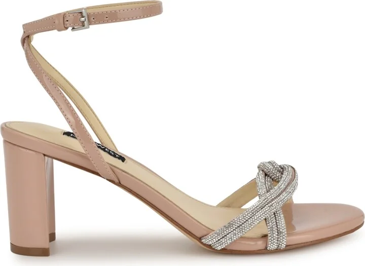 Nine West Women's Genner Embellished Block Heel Sandals - Image 2