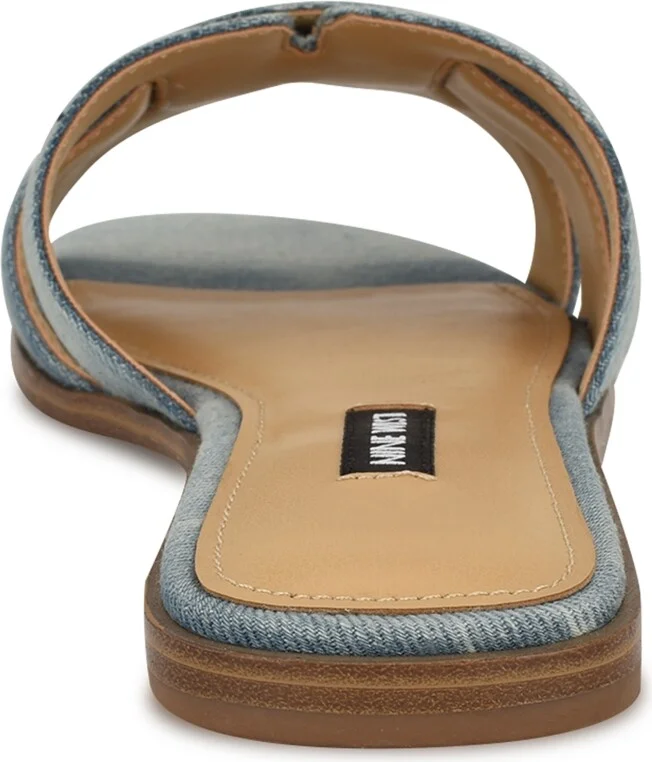 Nine West Women's Germani Woven Flat Slip-On Sandals - Image 3