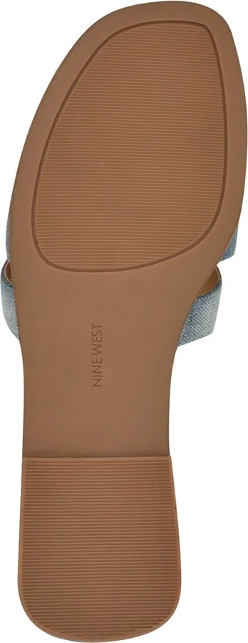 Nine West Women's Germani Woven Flat Slip-On Sandals - Image 5