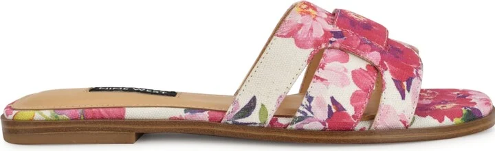 Nine West Women's Germani Woven Flat Slip-On Sandals - Image 6