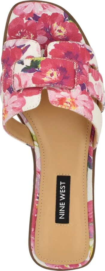 Nine West Women's Germani Woven Flat Slip-On Sandals - Image 8