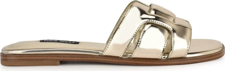 Nine West Women's Germani Woven Flat Slip-On Sandals - Image 10
