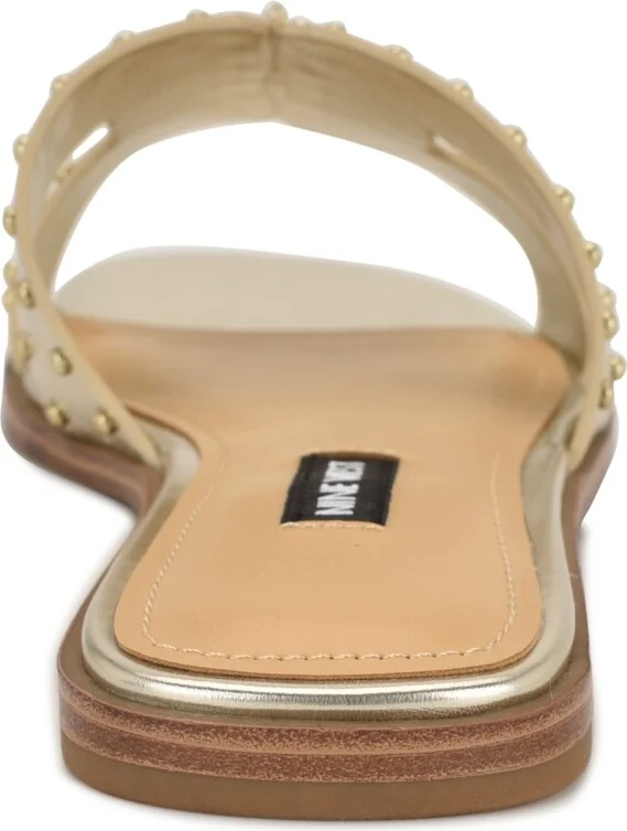 Nine West Women's Giny Cutout Flat Slide Sandals - Image 7