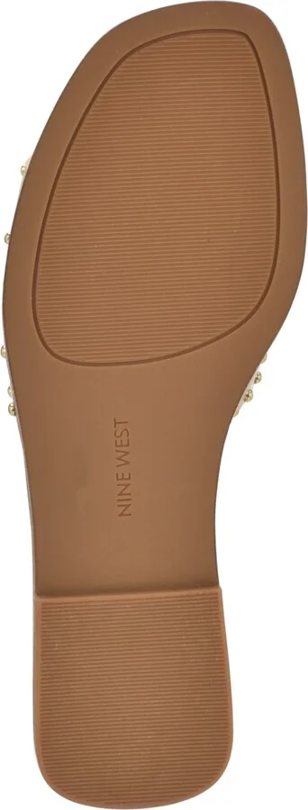 Nine West Women's Giny Cutout Flat Slide Sandals - Image 9