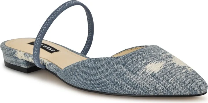Nine West Women's Gorga Slip-On Mule Flats