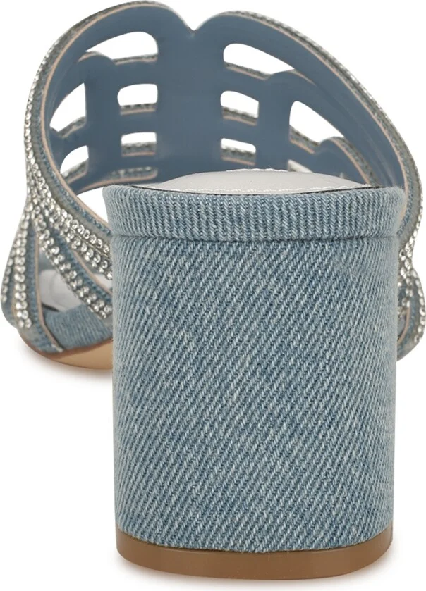 Nine West Women's Grassa Embellished Block Heel Dress Sandals - Image 3