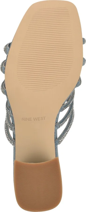 Nine West Women's Grassa Embellished Block Heel Dress Sandals - Image 5