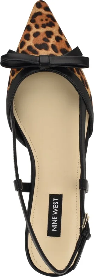 Nine West Women's Grean Pointy Toe Slingback Flats - Image 4