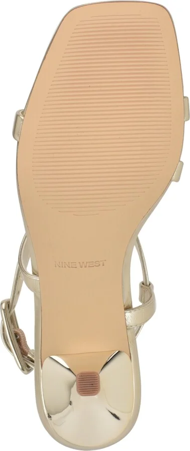 Nine West Women's Hanni Strappy Square Toe Kitten Heel Sandals - Image 9