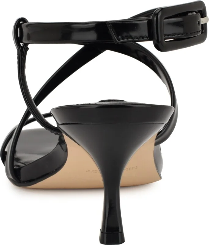 Nine West Women's Hanni Strappy Square Toe Kitten Heel Sandals - Image 11
