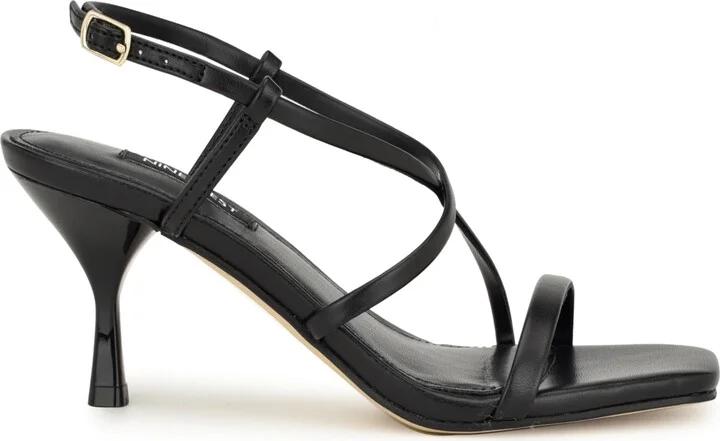 Nine West Women's Haya Strappy Square Toe Dress Sandals - Image 6