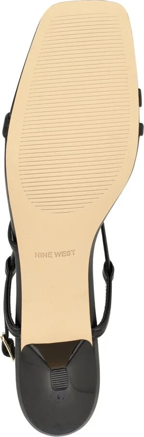 Nine West Women's Haya Strappy Square Toe Dress Sandals - Image 9