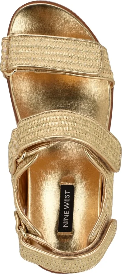 Nine West Women's Heavin Woven Platform Wedge Sandals - Image 4