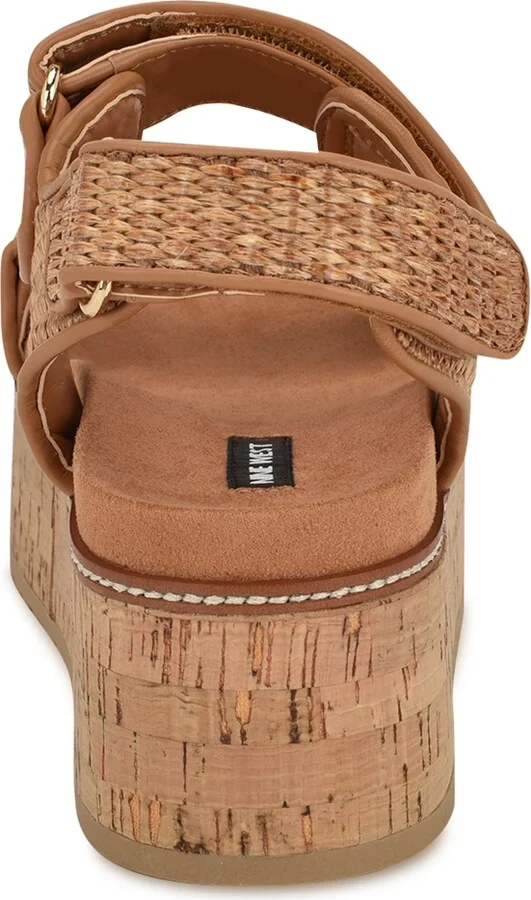 Nine West Women's Heavin Woven Platform Wedge Sandals - Image 7