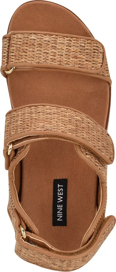 Nine West Women's Heavin Woven Platform Wedge Sandals - Image 8