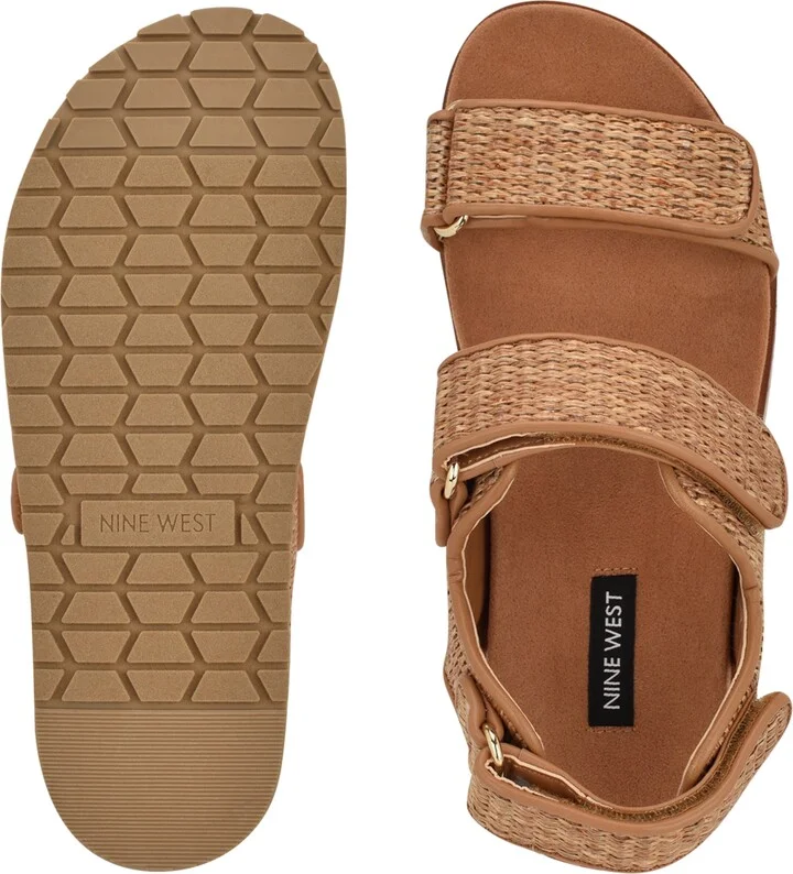 Nine West Women's Heavin Woven Platform Wedge Sandals - Image 10