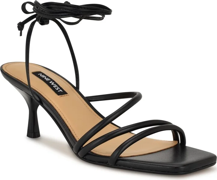 Nine West Women's Hendy Strappy Lace Up Dress Sandals