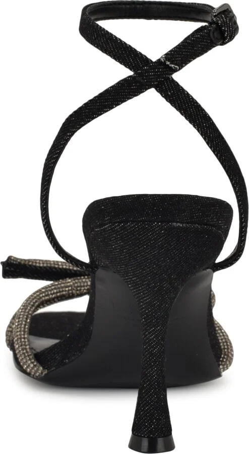 Nine West Women's Ivid Square Toe Tapered Heel Dress Sandals - Image 3