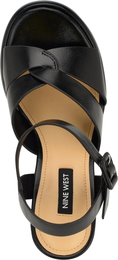 Nine West Women's Jalissa Block Heel Open Toe Dress Sandals - Image 4