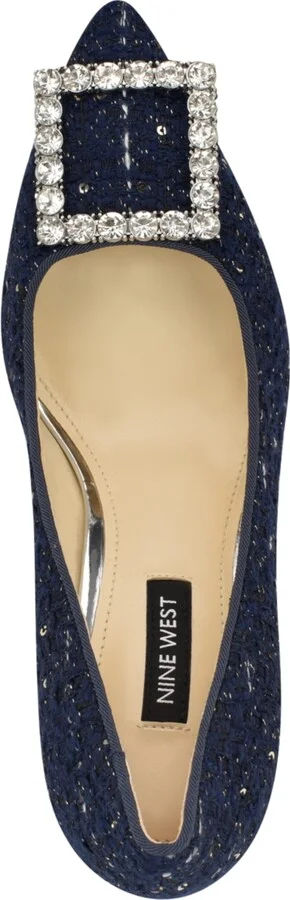 Nine West Women's Jaquee Pointy Toe Embellished Dress Pumps - Image 4