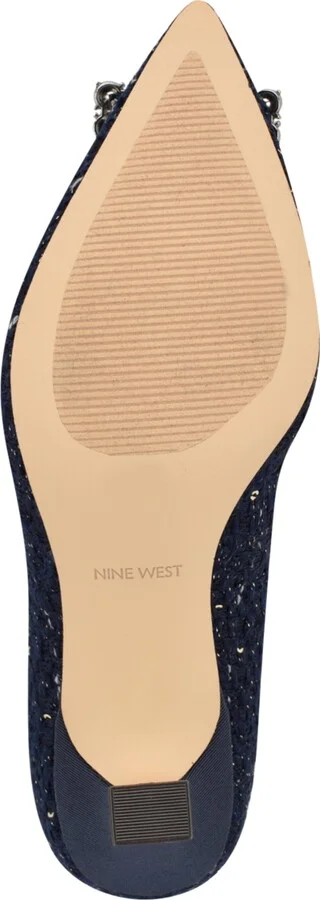 Nine West Women's Jaquee Pointy Toe Embellished Dress Pumps - Image 5