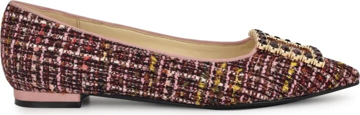Nine West Women's Jesike Buckle Slip-On Flats - Image 6