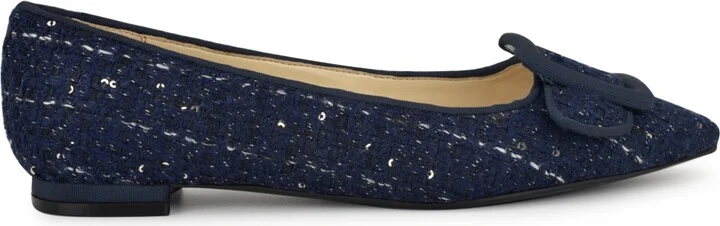 Nine West Women's Jesike Buckle Slip-On Flats - Image 10