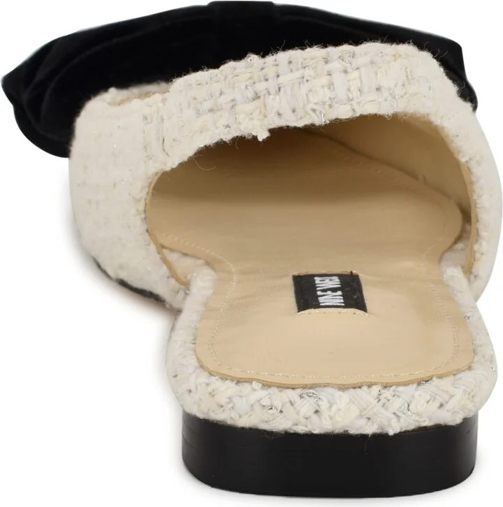 Nine West Women's Junnie Bow Slingback Dress Flats - Image 3
